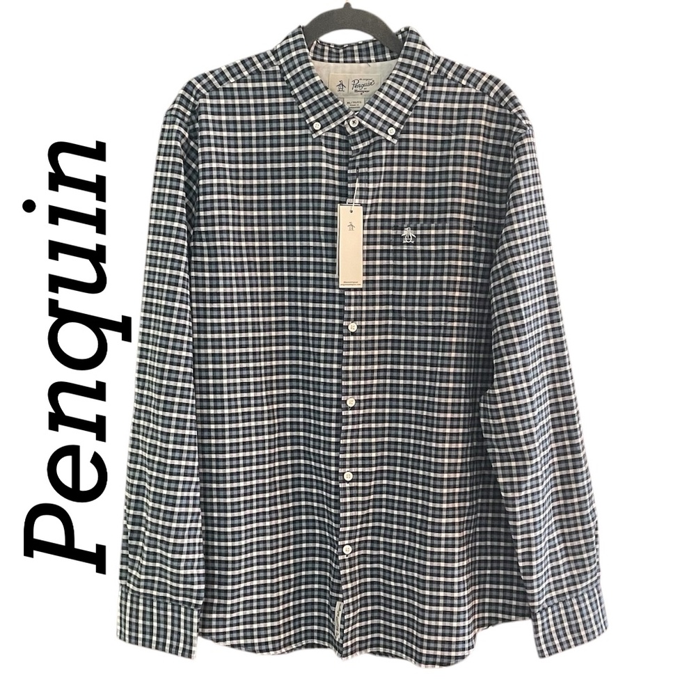 Penquin Mens casual button down shirt Size XL NEW